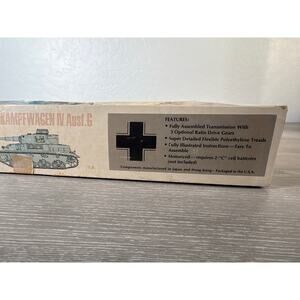 Minicraft Nichimo Panzerkampfwagen IV Ausf.‎ G 1/30 Motorized l Kit RS-3002-800